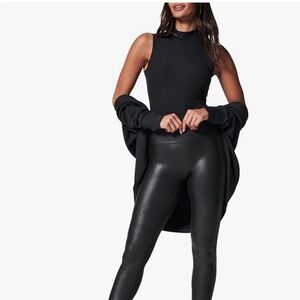 SPANX Faux Leather Leggings  3x Tummy Control Legging